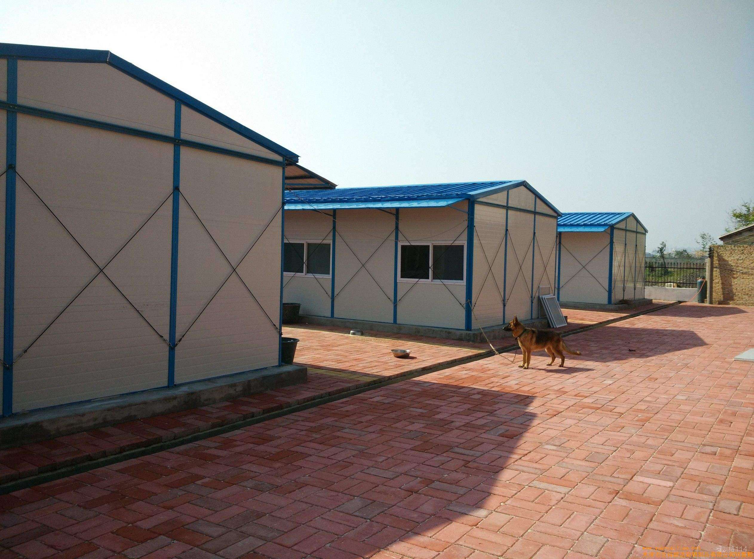 产品展示-K式单层活动房群